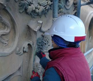 Arranca la restauración de la fachada del Ayuntamiento de Tarazona